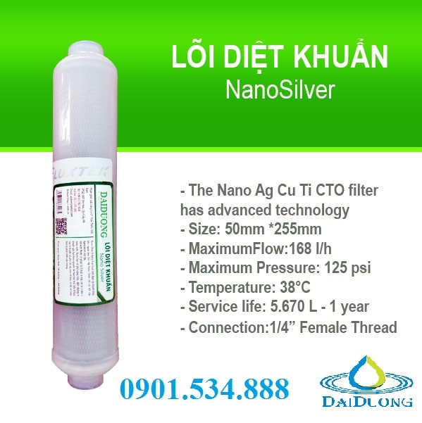 Lõi diệt khuẩn Nano silver