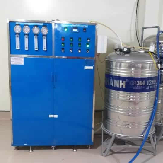Hệ thống lọc nước siêu tinh khiết công suất 250 lít/giờ( Lắp đặt tại bệnh viện đa khoa tỉnh Kiên Giang)